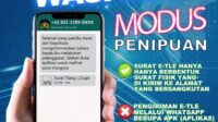 Ditlantas Polda Kepri Imbau Masyarakat Waspada Terhadap Modus Penipuan Surat Tilang Elektronik Melalui – WHATSAPP