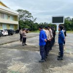 PENGAMANAN RAPAT PLENO TERBUKA REKAPITULASI HASIL PEMILU 2024 DI DUA PPK WILAYAH POLSEK PINGGIR DILAKUKAN PENGAMANAN SECARA KETAT