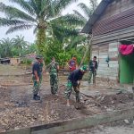 Luar biasa kodim 0322/siak laksanakan TMMD hari ke empat 