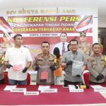 Kapolresta Barelang Gelar Konferensi Pers Ungkap Pelaku Kekerasan Terhadap Anak Dibawah Umur atau Bullying Yang Viral di Media Sosial