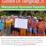 Godol ditangkap..!! Masyarakat apresiasi kapolda