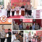  Sempena Hari Bhayangkara Ke 78 Polres Siak Gelar Kegiatan Baksos, Bansos dan Bakti Kesehatan