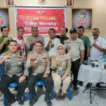Jalin Sinergitas, Kapolsek Tualang Gelar Coffee Morning Bersama Insan Media