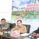 Kasdim 0322/Siak Hadiri Rapat Pembahasan Usulan Rekomendasi Cetak Sawah Baru di Bunga Raya