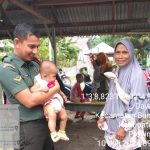 Pengecekan Anak Stunting oleh Koramil 06/PWK Sabak Auh: Upaya TNI AD dalam Menekan Angka Stunting