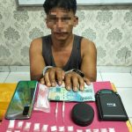 Tim Opsnal Satres Narkoba Polres Siak Amankan Satu Orang Pria Diduga Sebagai Pengedar Narkotika.