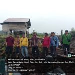 “Tim Penyidik GAKKUM dan Masyarakat Buluhcina Turun Ke Kawasan Yang Menjadi Lokasi Perambahan”