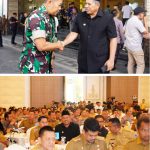 Dandim 0322/Siak Bersama Forkopimda Siak Ikuti Rapat Koordinasi Pilkada Serentak 2024