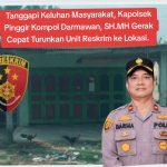 Tanggapi Keluhan Masyarakat, Kapolsek Pinggir Kompol Darmawan, SH.MH Gerak Cepat Turunkan Unit Reskrim ke Lokasi.