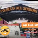 Calo Berseragam Disatpas Polres Deli Serdang Semakin Merajalela, SIM C Dibandrol Enam Ratus Lima Puluh Ribu Rupiah
