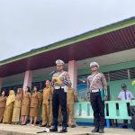 SATLANTAS POLRES SEKADAU , SOSIALISASI KESELAMATAN DI SMAN I