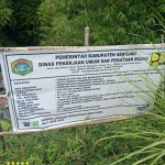Proyek Pembangunan Perkuatan Tebing di Nanga Mahap Terbengkalai