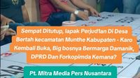 Sempat Ditutup, lapak Perjudian Di Desa Bertah kecamatan Munthe Kabupaten – Karo Kembali Buka, Big bosnya Bermarga Damanik, DPRD Dan Forkopimda Kemana?