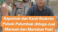 Kapolsek dan Kanit Reskrim Polsek Patumbak diduga Jual Marwah dan Martabat Polri Kepada Penyelenggara Judi Berinisal Pak Kulit