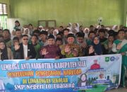 Lembaga Anti Narkotika Kabupaten Siak Melakukan Edukasi Tentang Bahaya Narkoba di SMPN 10 Tualang