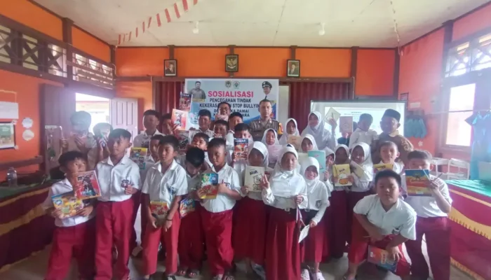 Sosialisasi Pencegahan Kekerasan dan Stop Bullying Digelar di SDN 04 Nyatang I*