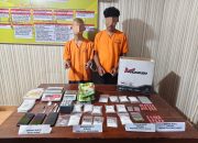 Polsek Siak Hulu Tangkap Dua Pelaku Narkoba, Sabu-Sabu, Pil Ekstasi dan Vipe Mengandung Narkotika Ikut Diamankan