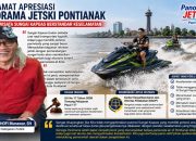 PENGAMAT APRESIASI PANORAMA JETSKI PONTIANAK, DORONG WISATA SUNGAI KAPUAS BERSTANDAR KESELAMATAN*