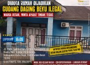 Rumah Diduga Disulap Jadi Gudang Daging Beku Ilegal, Terancam Langgar Pasal Penataan Ruang dan Lingkungan Hidup!*