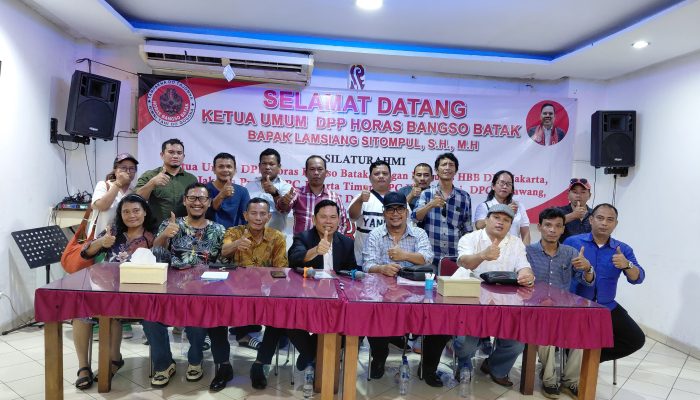 Gelar Silaturahmi, Lamsiang Sitompul Perkuat Sinergi dan Paparkan Sejarah Berdirinya Horas Bangso Batak