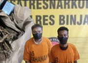 Polsek Binjai Kota, Ciduk Dua Pria Pengedar Narkoba