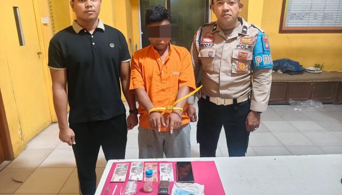 Polsek Tapung Hiling Tangkap Pelaku Narkoba Saat Ingin Transaksi