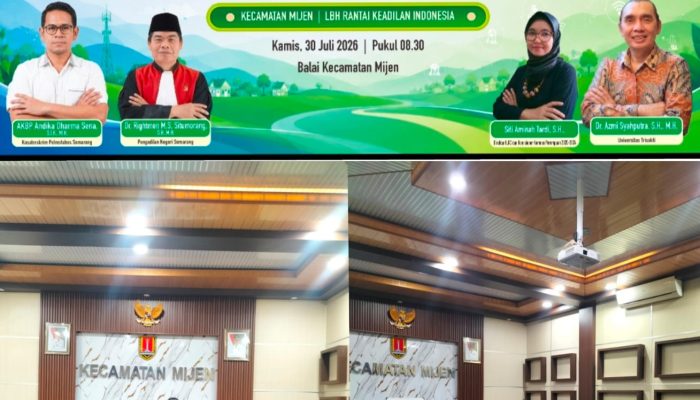 Edukasi Penyuluhan Hukum Terpadu: Kolaborasi Kecamatan Mijen dan LBH Rantai Keadilan Indonesia Memperkuat Kesadaran Hukum Masyarakat