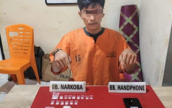 Warga Kebun Durian Ditangkap, Sita 15 Paket Sabu-sabu Oleh Polsek Kampar Kiri