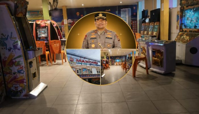 ARENA GELPER BERMODUS ARENA ANAK MARAK DI MANDIRI SWALAYAN KERINCI, POLRES PELALAWAN DIDESAK BERTINDAK