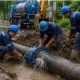 PDAM Tirta Khatulistiwa Perbaiki Pipa Utama 500 mm, Sejumlah Wilayah Pontianak Alami Gangguan Distribusi Air
