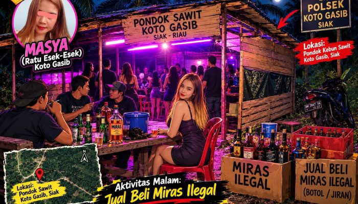 Bisnis Haram Masya Bebas Melenggang di Koto Gasib: Polsek Setempat Mampet, Dapat Setoran atau Jadi Langganan?